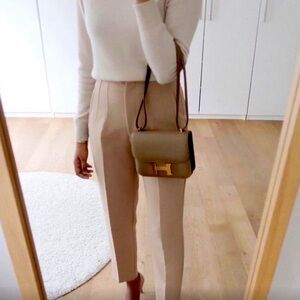 Zara  cream slacks
